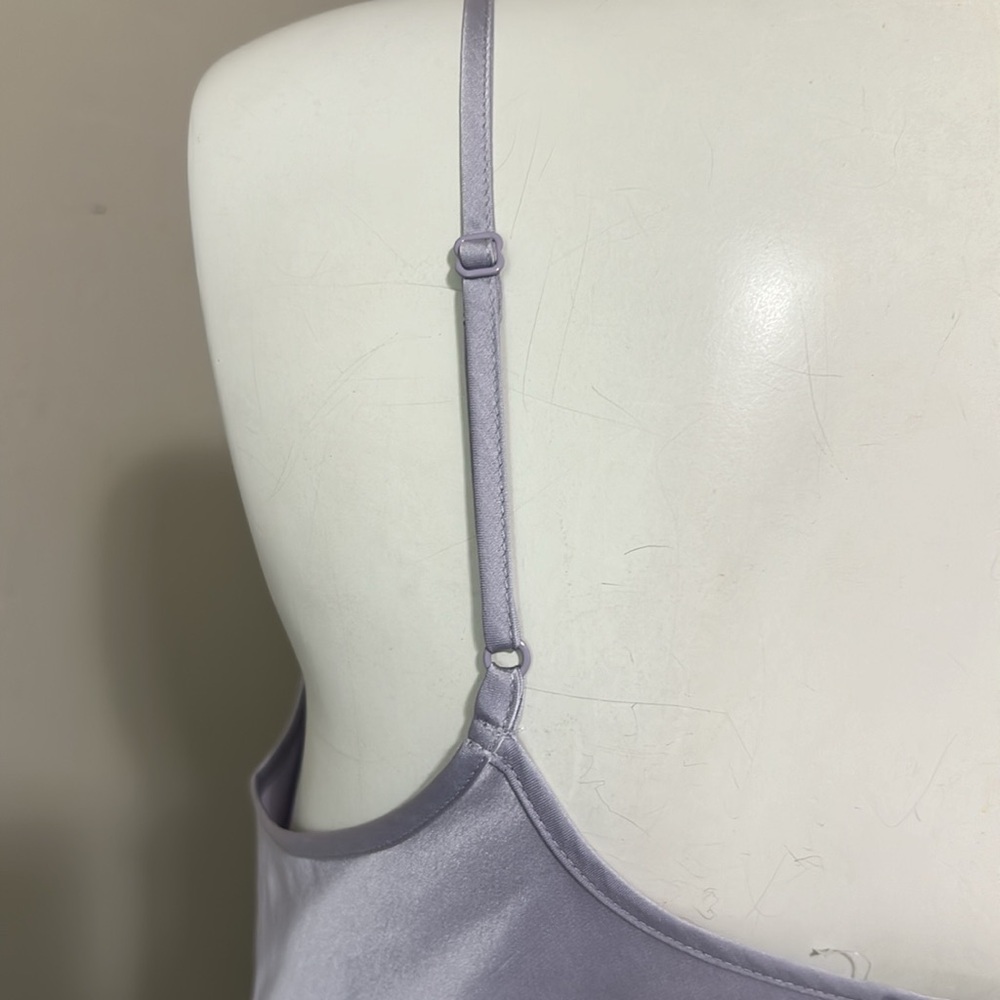 All Saints Hera Dress Slip Dress in Misty Lilac Purple Scoop Neck Sz M NEW - Picture 7 of 14